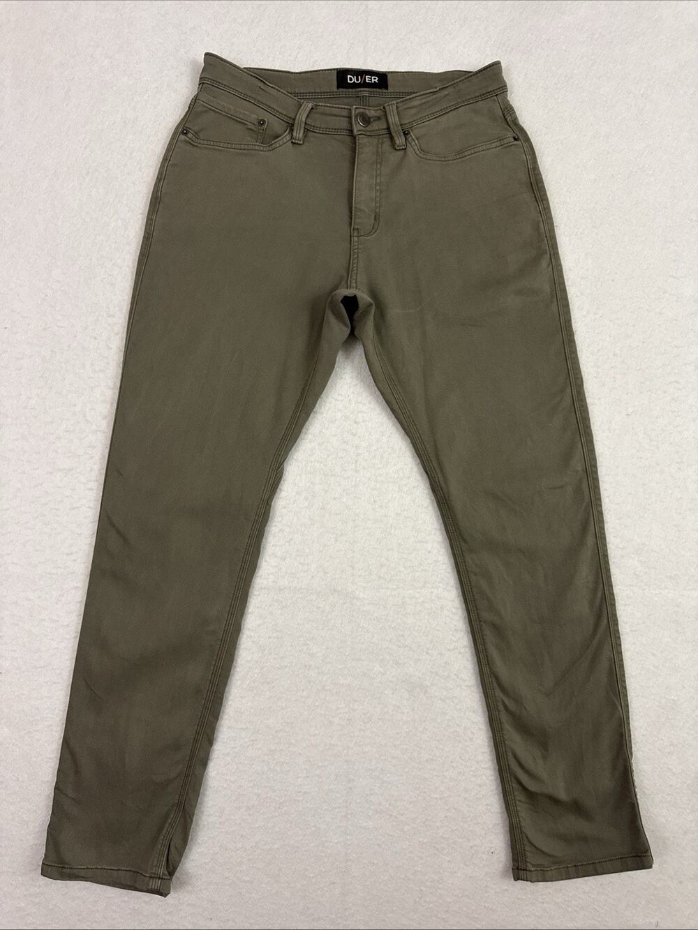 DU/ER No Sweat Pants Men’s 31x32 Gray Gull Relaxed Taper N2X MFNR1002